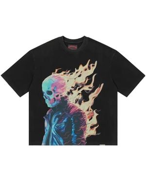 Godspeed Aura D'Inferno Skull-Print T-Shirt - Black