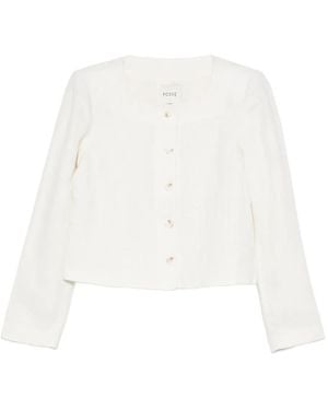Posse Emma Single Breast Jacket - White