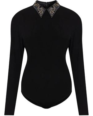 Versace Body À Col À Ornements - Noir