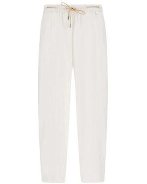 Herno Drawstring-Detail Pants - White