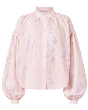Thierry Colson Slava Floral-Print Shirt - Pink