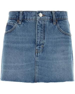 FRAME Minigonna Denim - Blu