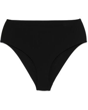 Kiki de Montparnasse Lace-Up Hw Bikini Bottom - Black