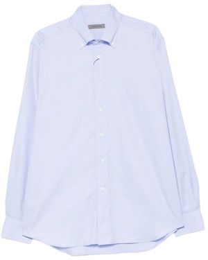 Corneliani Button-Down Collar Shirt - White