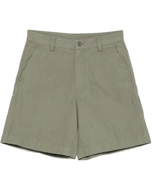 Aspesi Slash-Pocket Chino Shorts - Green