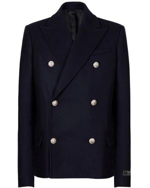 Balmain ダブルコート - ブルー