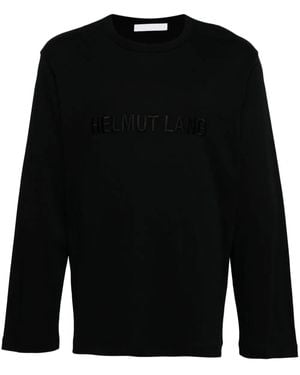 Helmut Lang ロゴ Tシャツ - ブラック