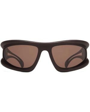 Mykita Shield-Frame Sunglasses - Brown