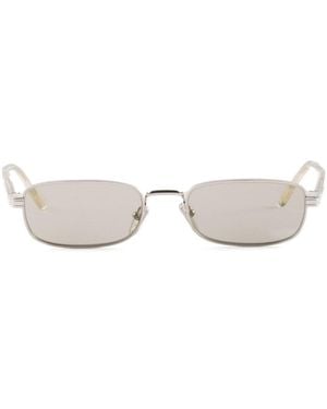 Prada Rectangle-Frame Sunglasses - Metallic