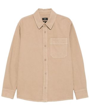 A.P.C. Chaqueta con bolsillos de parche - Neutro