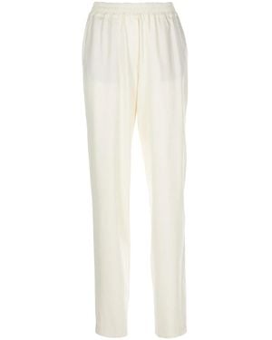 Zeynep Arcay Wool Tapered Joggers - White