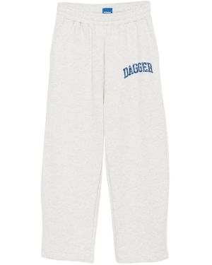 DAGGER Jogginghose Mit Logo-Print - Weiß