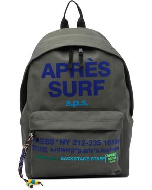 APRÈS SURF Rugzak Met Logoprint - Blauw
