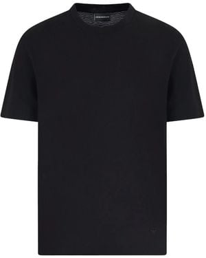 Emporio Armani Cotton T-Shirt - Black