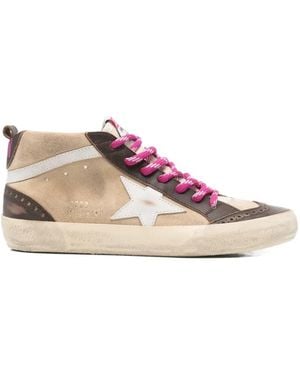 Golden Goose Star Lace-Up Trainers - Pink