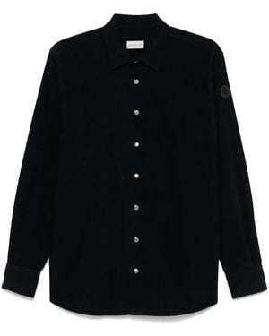 Moncler Hemd Aus Cord - Schwarz