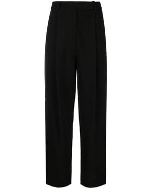 Self-Portrait Crepe Pants - Black