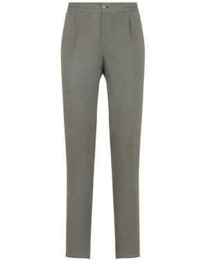 Kiton Pleated Trousers - Grey