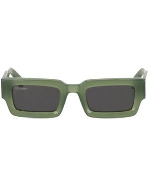 Off-White c/o Virgil Abloh Rectangle-Frame Tinted Sunglasses - Grigio