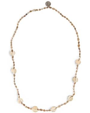 Alanui Cowrie Shell Halskette Mit Medaillon-Anhänger - Natur