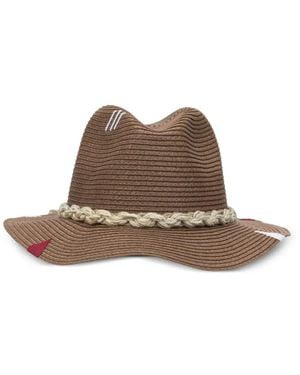 The Hat Gang Busy Relaxing Fedora Hat - Brown