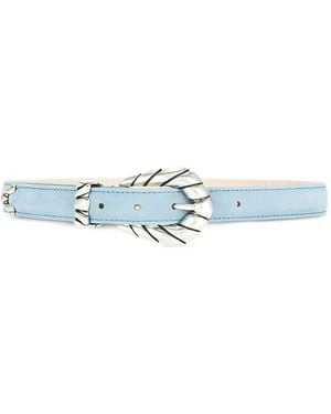 IRO Carved-Buckle Belt - White