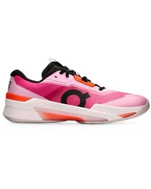 On Shoes The Roger Pro Fire Lace-Up Trainers - Pink