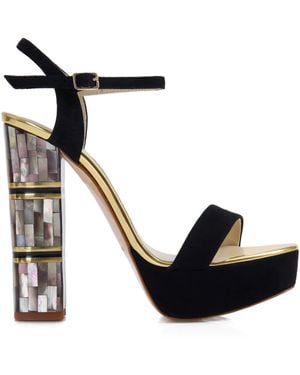 freya rose Jito Heeled Sandals - Black