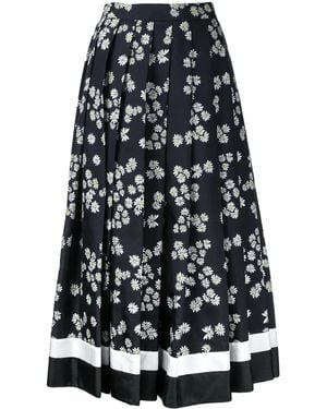 Macgraw Black Daisy Chain Midi Skirt