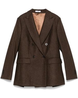 Boglioli Prince Of Wales Check Blazer - Brown