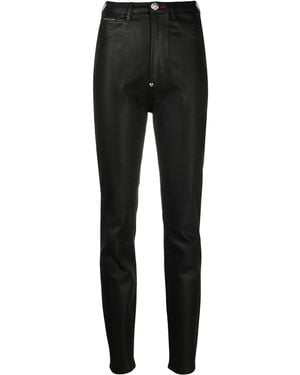 Philipp Plein High-Waist Jeggings - Black