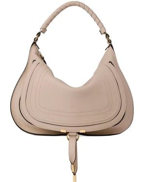 Chloé Small Marcie Tote Bag - Natural