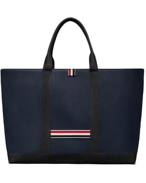 トートバッグ THOM BROWNE TOOL MEDIUM LEATHER TOTE Thom Browne Small Leather Tool Tote Bag | Harrods US