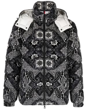 Moncler グラフィック フーデッドジャケット - ブラック