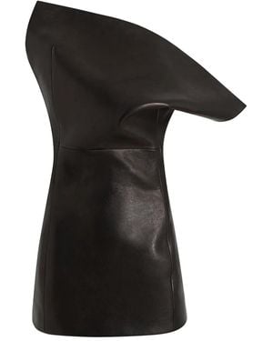 KHAITE Corinne Strapless Top - Black