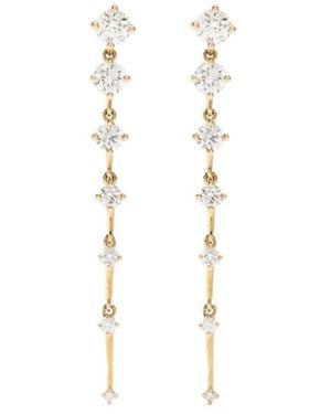 Fernando Jorge 18Kt Sequence Diamond Drop Earrings - White