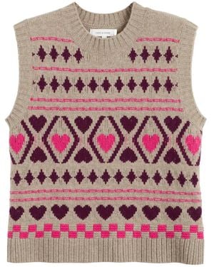Chinti & Parker Pullunder Mit Herzmuster - Pink
