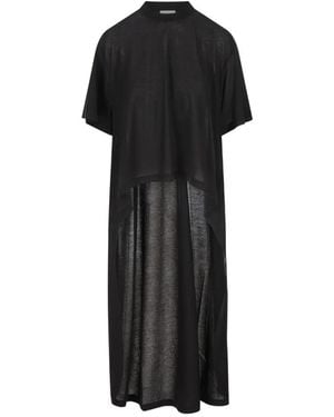 Balenciaga Train Draped T-Shirt - Black