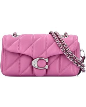 COACH Tabby 20 Quilted Chain Shoulder Bag - Pink