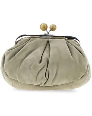 Weekend by Maxmara Small Suede Pasticcino Bag - Gray