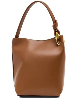 JW Anderson Bolso Bombonera Corner - Marrón