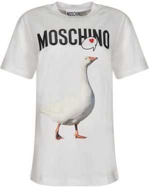 Moschino プリント Tシャツ - ホワイト