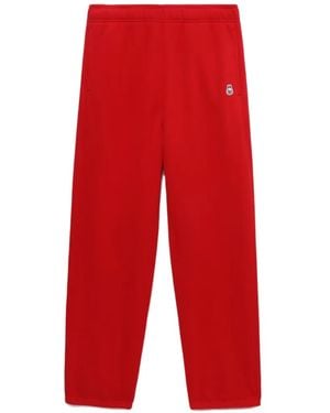A Bathing Ape Pantalon À Poches Plaquées - Red