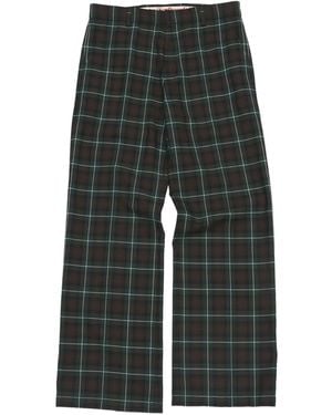 Stockholm Surfboard Club Checked Trousers - Grey