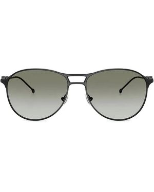DIESEL Oval-Frame Cut-Out Sunglasses - Grey