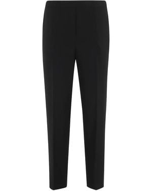 Theory Elasticated-Waist Pants - Black