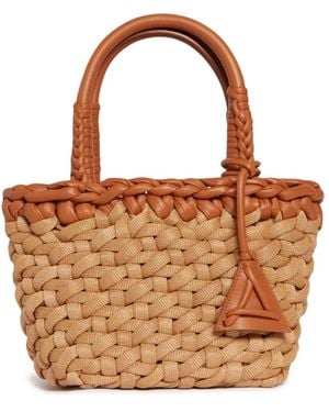 Alanui Icon Small Raffia Tote Bag - Brown