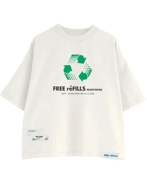Free Refills Logo Graphic T-Shirt - White