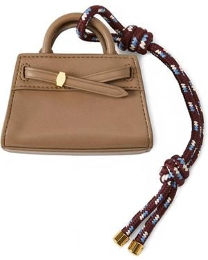 Veronica Beard Dash Bag Charm - Metallic