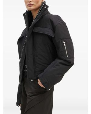 HELIOT EMIL Zip-Fastening Hooded Jacket - Black